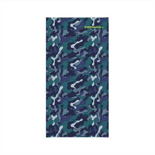 Neck Gaiter (Blue Camouflage)