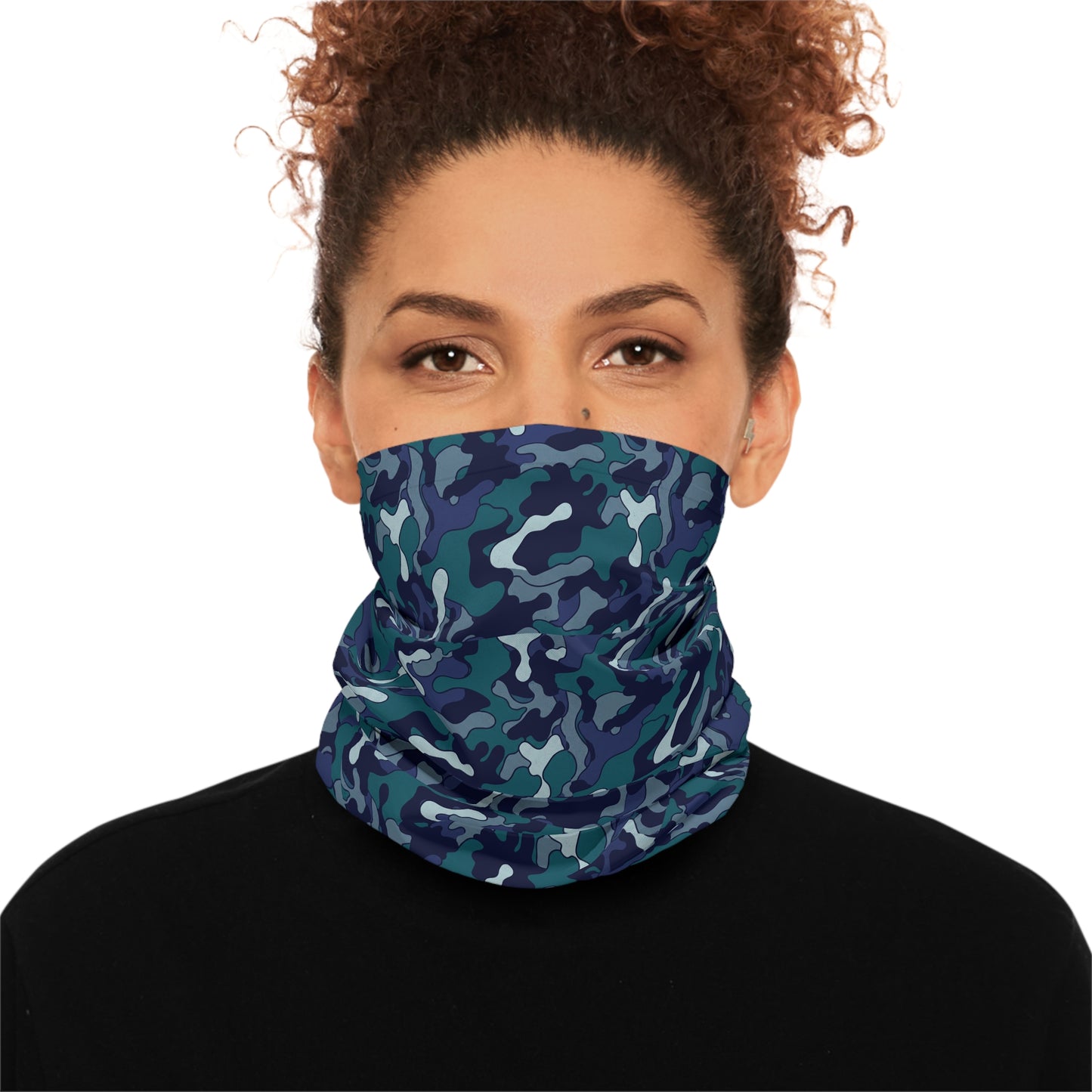 Neck Gaiter (Blue Camouflage)