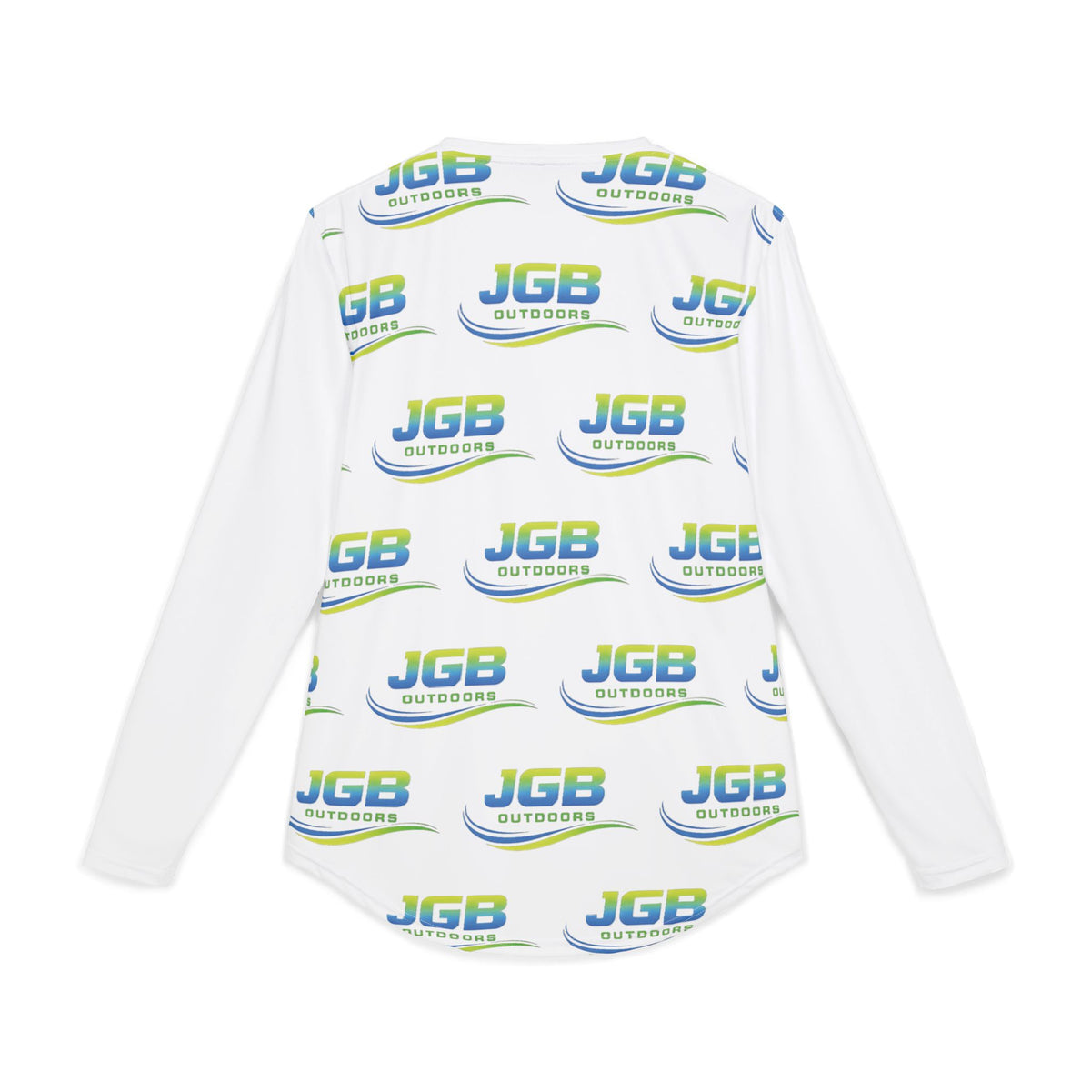 Fishing Logo UV Long Sleeve Shirt — "JGB Outdoors" Sun Protection Tee