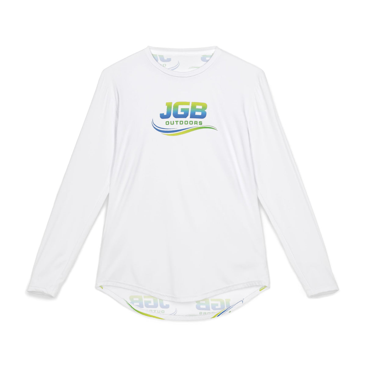 Fishing Logo UV Long Sleeve Shirt — "JGB Outdoors" Sun Protection Tee