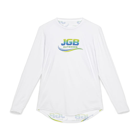 Fishing Logo UV Long Sleeve Shirt — "JGB Outdoors" Sun Protection Tee