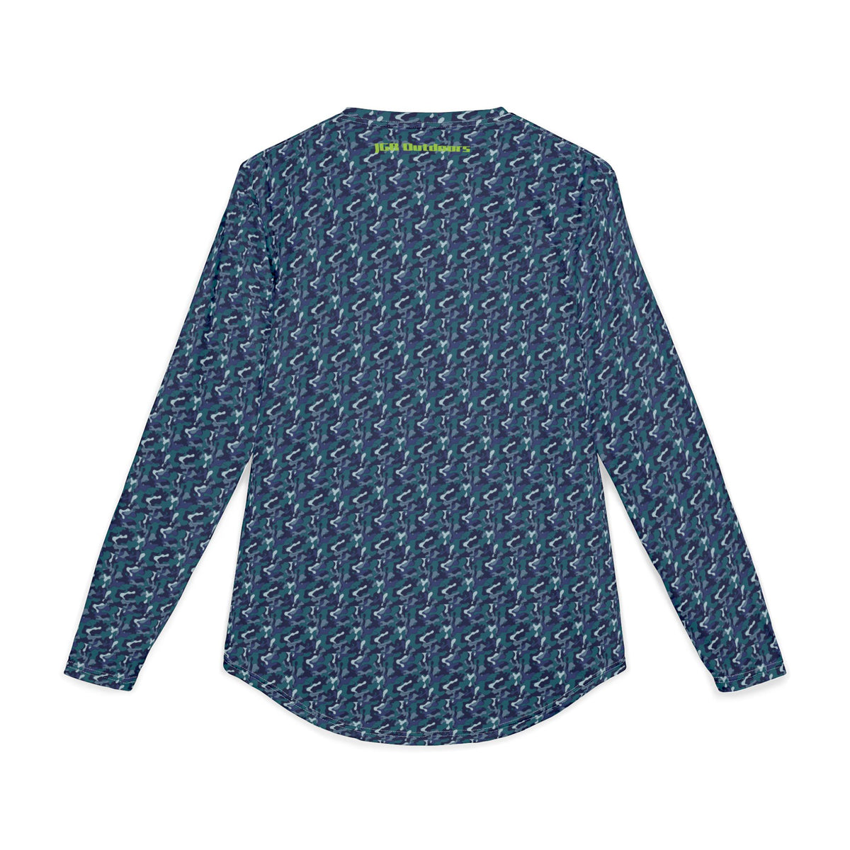 Shirt (UV Long Sleeve Shirt — Blue Camouflage)